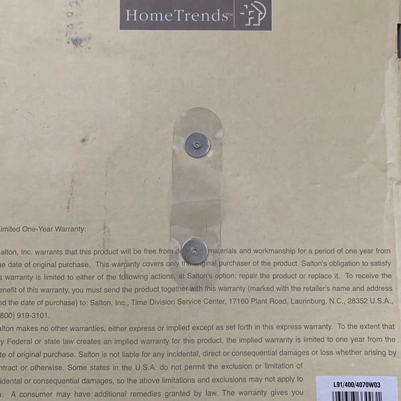 Home Trends Round Brown Decorative Clock - Picture 2 of 4